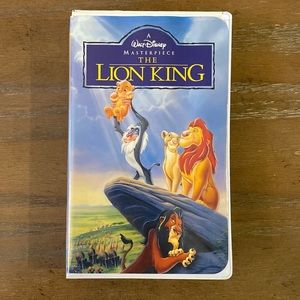 1995 Original A Walt Disney Masterpiece "The Lion King" VHS Tape